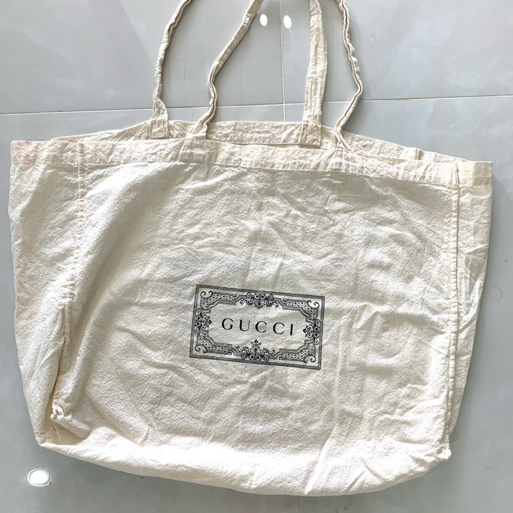 ❣️SOLD Gucci Linen Tote Bag